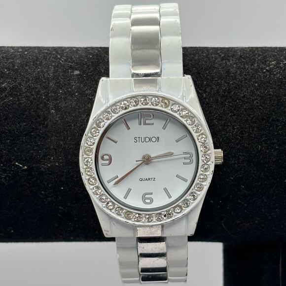 White Studio Time Watch - Picture 2 of 3